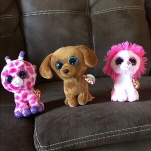 Ty Beanie Babies Plush Trio